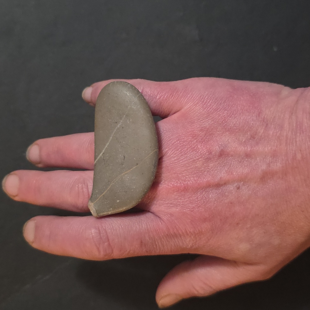Vintage Unique River Stone Statement Ring Adjustable Fits About Sizes 6 To 10
